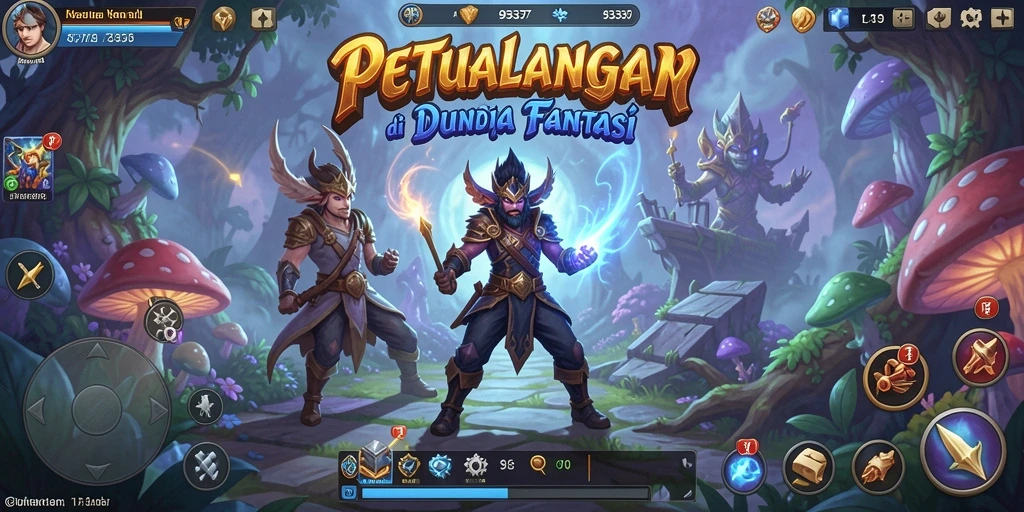 Tampilan seru dari gameplay petualangan 93337 yang menantang.