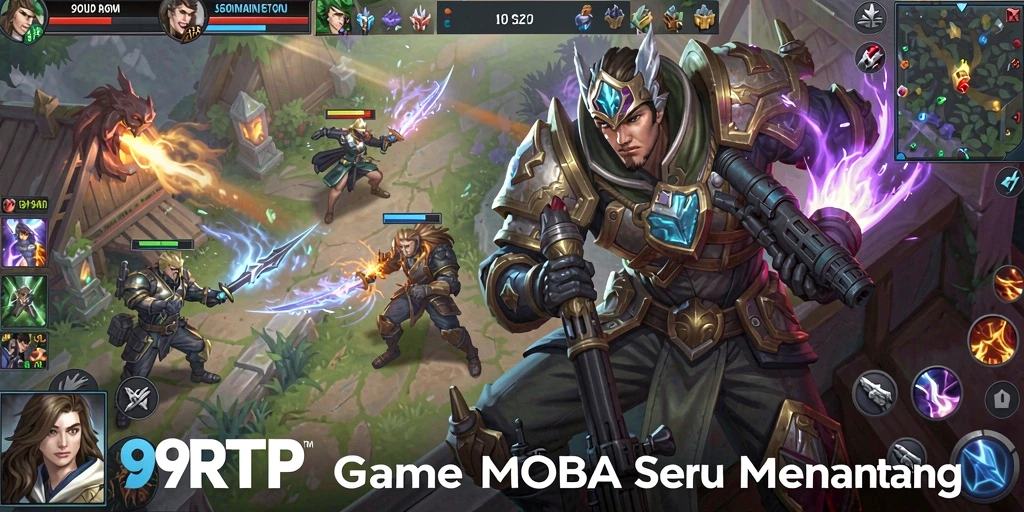 Tampilan gameplay seru di arena pertempuran 99RTP.