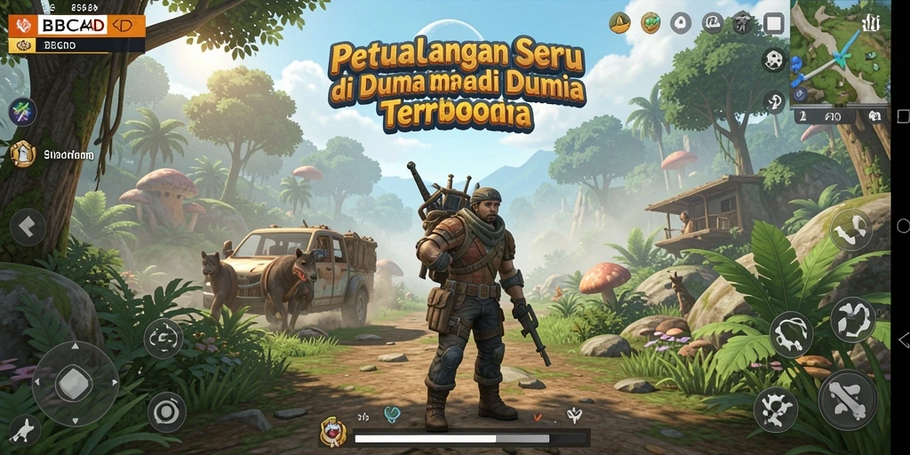 Screenshot BBCA4D menampilkan gameplay menakjubkan dalam dunia terbuka.