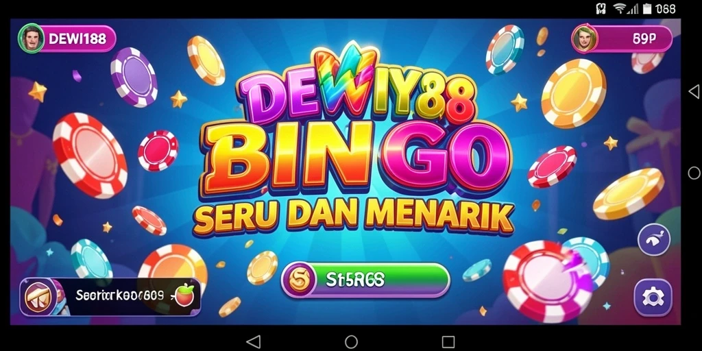 Tampilan menarik gameplay Bingo DEWI188 yang seru dan interaktif.