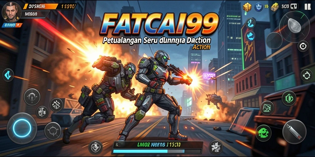 Tampilan gameplay seru dan mendebarkan di FATCAI99.