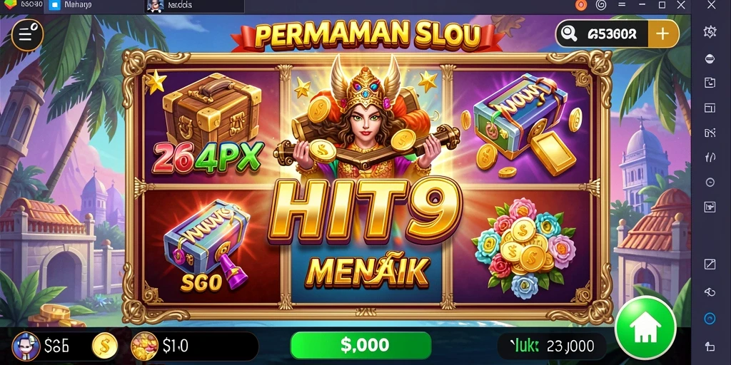 Screenshot HIT9 menunjukkan momen seru saat bermain Slot.
