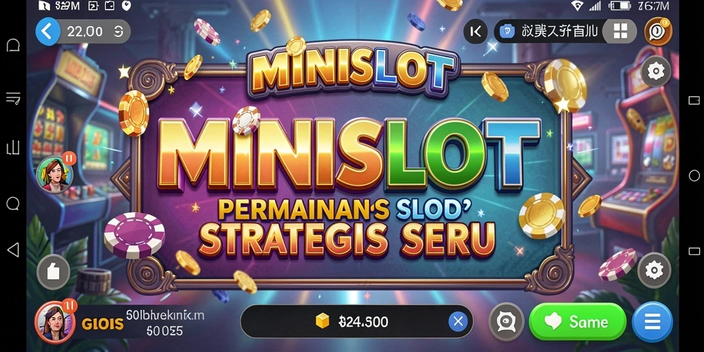 Tampilan gameplay menarik dari MINISLOT dengan berbagai tema slot.