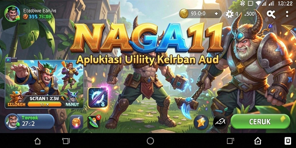 Screenshot utama NAGA11 menampilkan tampilan antarmuka aplikasi Utility yang ringkas dan efisien.