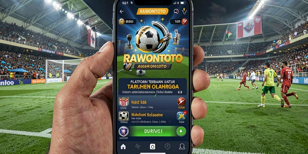 Tampilan gameplay menarik dari aplikasi Sportsbook RAWONTOTO.